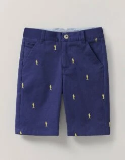 Shark Embroided Chino Shorts
