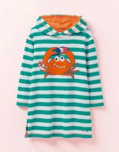 Crab Print Towel Cover Up