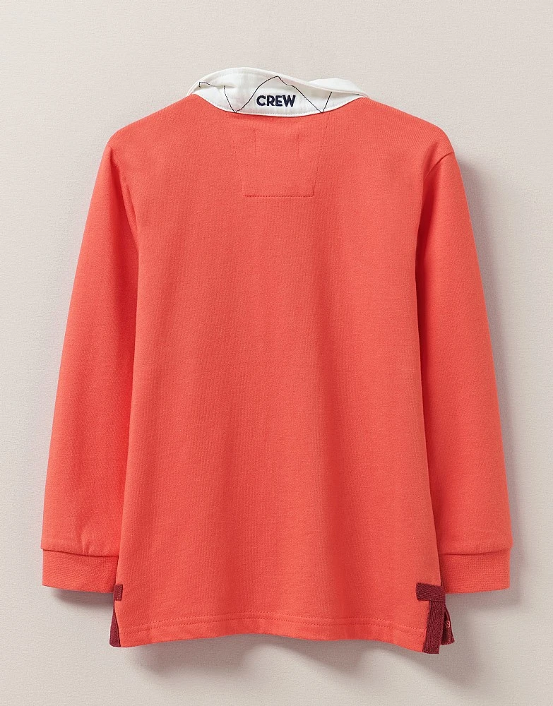 Long Sleeve Totally Oarsome 4 Block Rugby Shirt 3 Long Sleeve Totally Oarsome 4 Block Rugby Shirt - Image 3