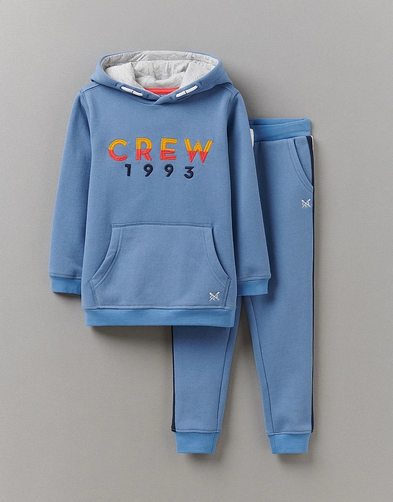 Crew Embroidered Jogger And Hoodie Set 1 Crew Embroidered Jogger And Hoodie Set