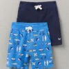 2 Pack Lightweight Jersey Shorts