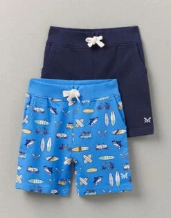 2 Pack Lightweight Jersey Shorts