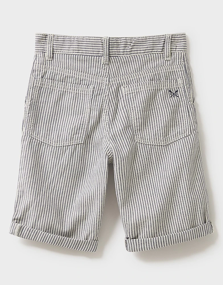 Ticking Stripe Shorts 2 Ticking Stripe Shorts - Image 2