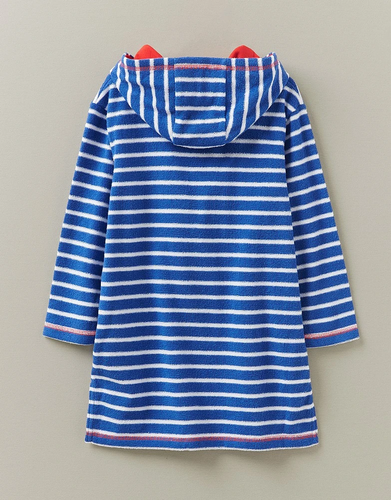 Breton Stripe Towel Cover Up 3 Breton Stripe Towel Cover Up - Image 3