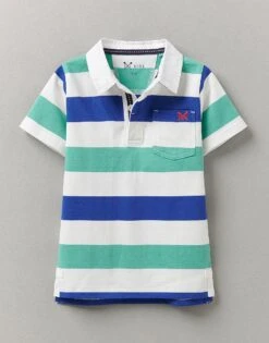 Short Sleeve Stripe Rugby Shirt