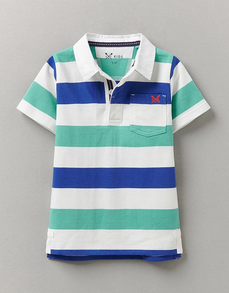 Short Sleeve Stripe Rugby Shirt 1 Short Sleeve Stripe Rugby Shirt