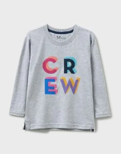 Long Sleeve Oversized Crew T-Shirt