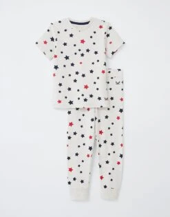 Short Sleeve Star Print PJ Set