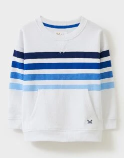 Stripe Crew Neck Sweatshirt