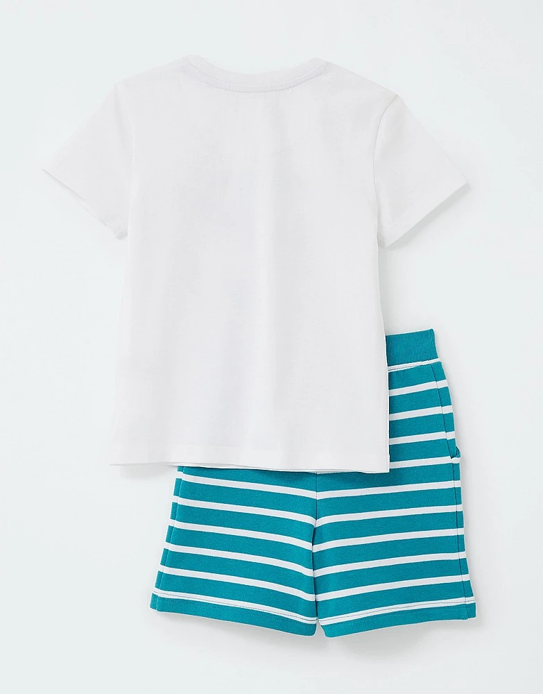 Graphic T-Shirt & Shorts Set 2 Graphic T-Shirt & Shorts Set - Image 2