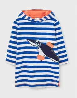 Shark Stripe Towel Cover Up