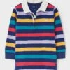 Long Sleeve Multi Stripe Rugby Shirt