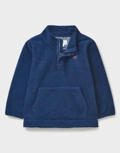 Borg Fleece Half Zip Sweatshirt