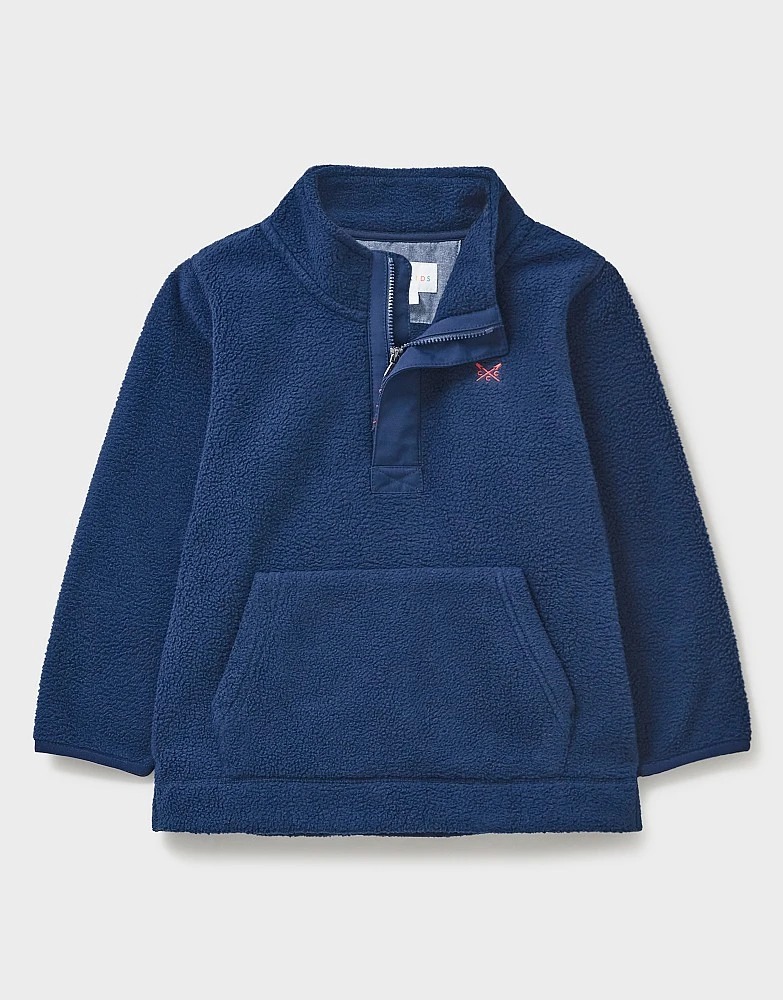 Borg Fleece Half Zip Sweatshirt 1 Borg Fleece Half Zip Sweatshirt