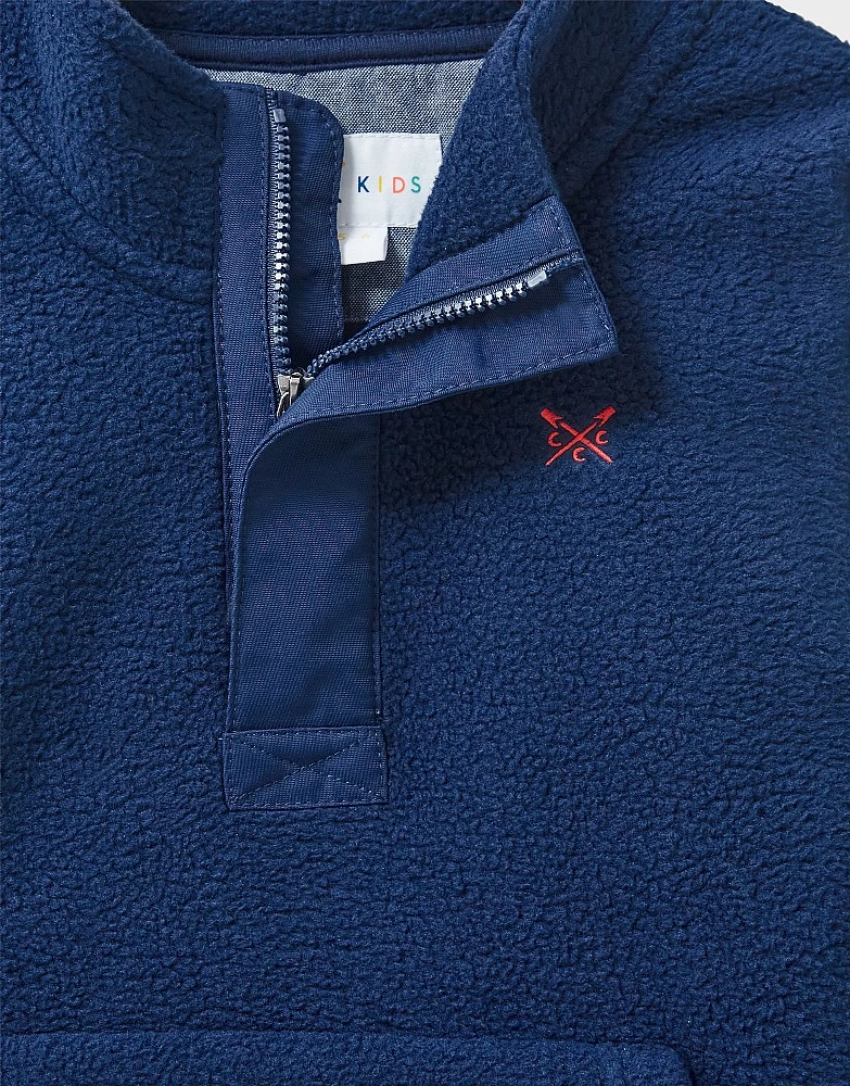 Borg Fleece Half Zip Sweatshirt 2 Borg Fleece Half Zip Sweatshirt - Image 2