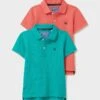 2 Pack Classic Pique Polo Shirts