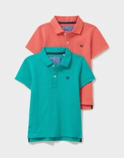 2 Pack Classic Pique Polo Shirts