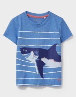 Shark Stripe Graphic T-Shirt