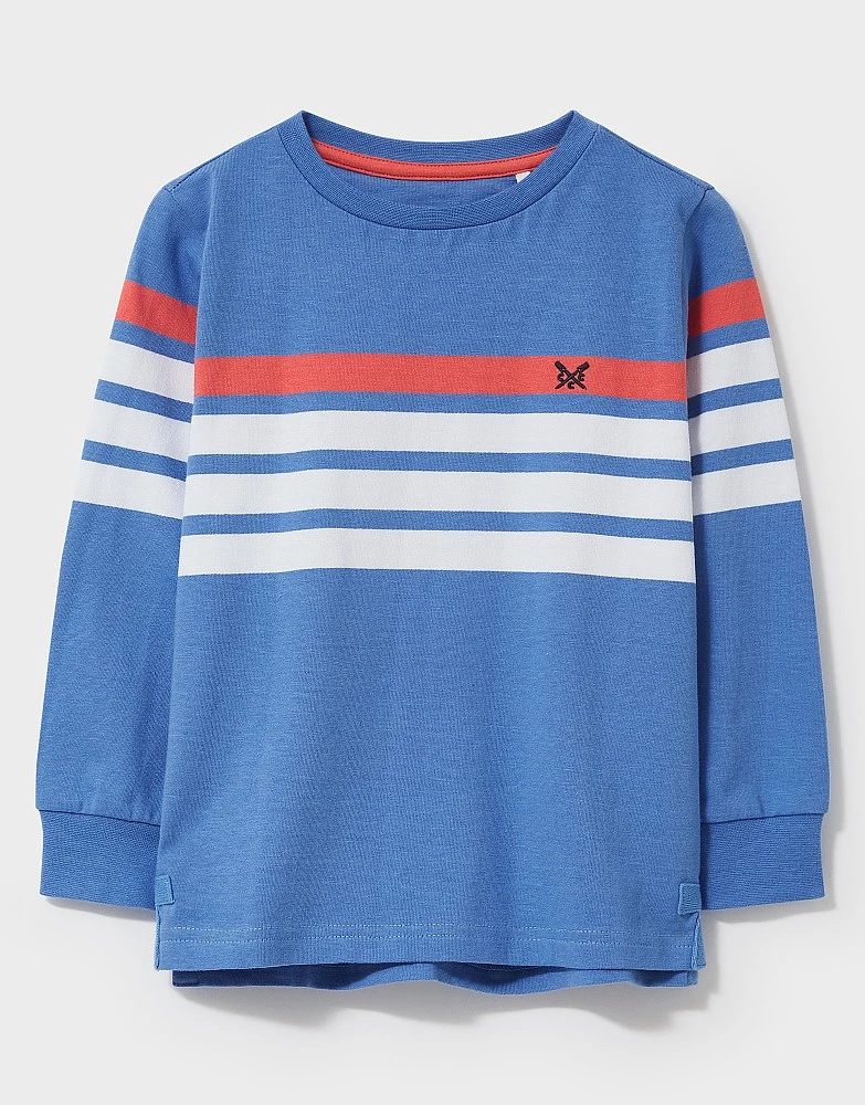 Long Sleeve Chest Stripe T-Shirt 1 Long Sleeve Chest Stripe T-Shirt