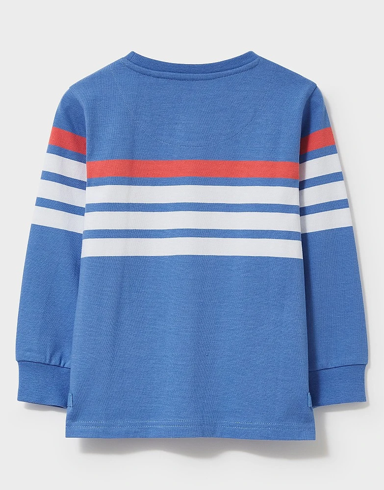 Long Sleeve Chest Stripe T-Shirt 2 Long Sleeve Chest Stripe T-Shirt - Image 2