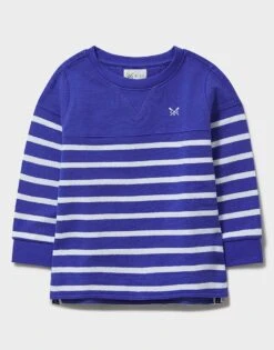 Crew Neck Padstow Stripe Sweatshirt