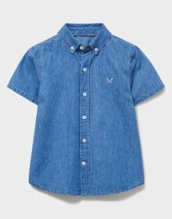Short Sleeve Chambray Shirt