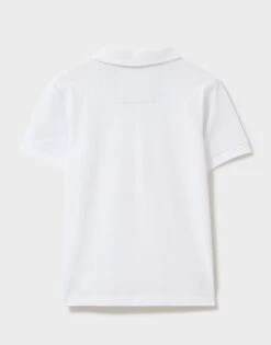 Pique Polo Shirt 5 Pique Polo Shirt -Crew Clothing BHJ001 WHITE 2