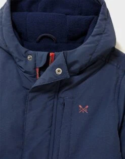 Parka Coat -Crew Clothing BHO002 NAVY 2