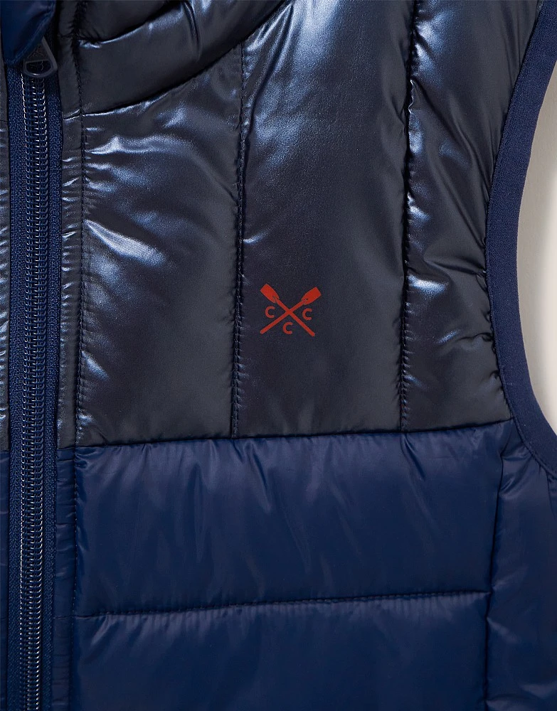 Lightweight Mixed Fabric Gilet 2 Lightweight Mixed Fabric Gilet - Image 2