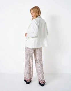 30th Collection Salcombe Double Breasted Blazer -Crew Clothing CRWSA001 WHITE 2