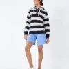 30th Collection Button Front Breton Hoodie