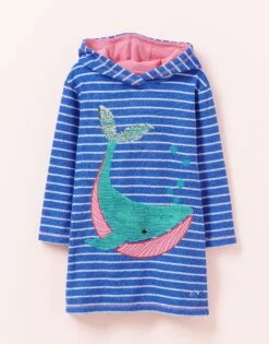 Whale Print Towel Cover Up