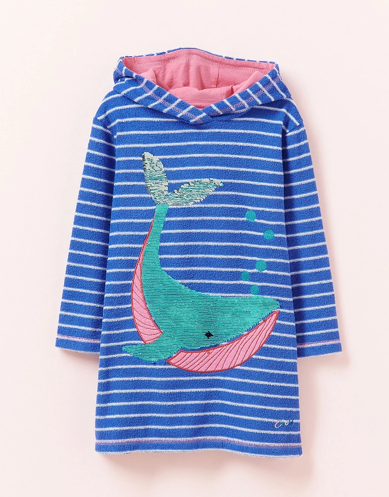 Whale Print Towel Cover Up 1 Whale Print Towel Cover Up