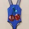 Cherry Flip Sequin Swimsuit