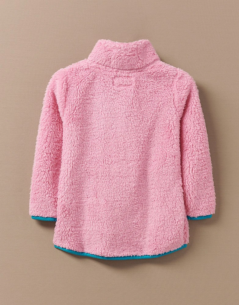 Borg Half Zip Funnel Neck Sweatshirt 2 Borg Half Zip Funnel Neck Sweatshirt - Image 2