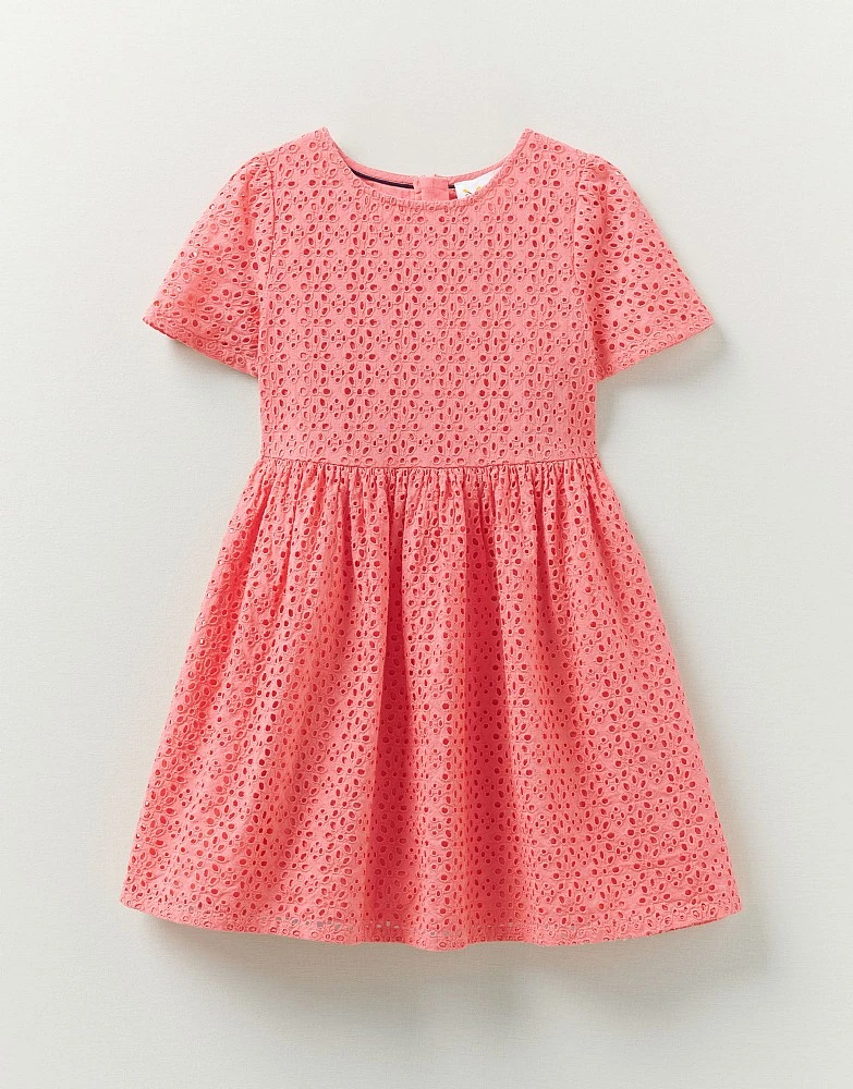 Girls' Broderie Woven Dress 1 Girls' Broderie Woven Dress