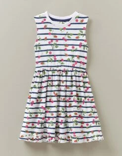 Sleeveless Cherry Jersey Dress