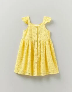 Button Through Shiffly Dress