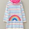 Rainbow Stripe Towel Cover Up