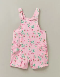Cherry Print Dungarees