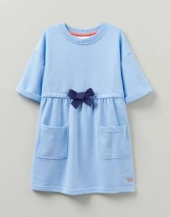 Short Sleeve Terry Sweat Dress