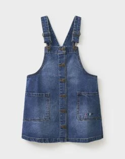 Denim Pinafore Dress