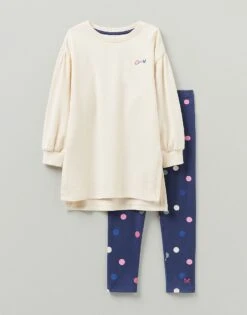 Blouson Sleeve Tunic Set