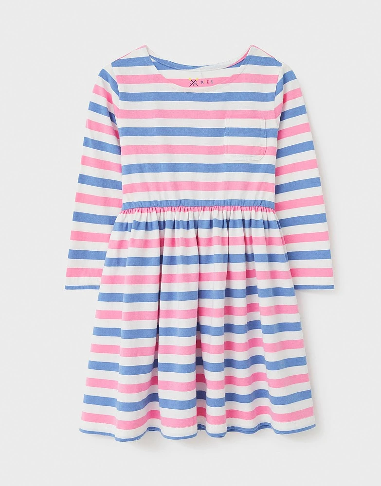 Long Sleeve Stripe Jersey Dress 1 Long Sleeve Stripe Jersey Dress