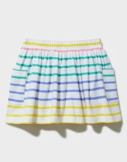 Jersey Multi Stripe Skort -Crew Clothing GEM010 MULSTRP 2
