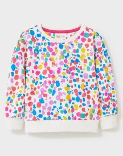 Paint Blouson Sleeve Sweatshirt