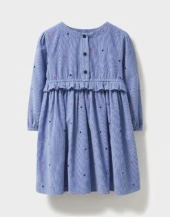 Cord Embellished Spot Dress