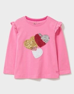 Sequin Heart T-Shirt