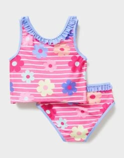 Floral Tankini -Crew Clothing GGF003 PINKMULTI 2