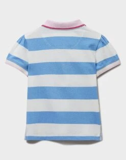 30th Collection Stripe Polo Shirt -Crew Clothing GGJ100 BLUPINK 2